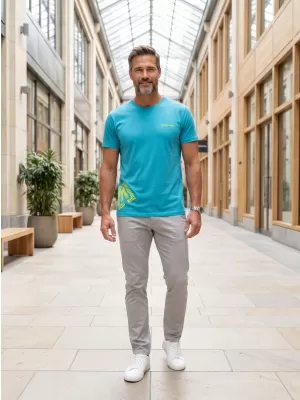 Herren-T-Shirt ALTISPORT ALM013129 TÜRKIS