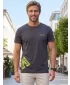 Herren-T-Shirt ALTISPORT ALM013129 EBENHOLZGRAU
