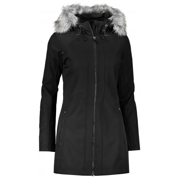 Damenweichschellmantel ALPINE PRO MASIA LCTS137 SCHWARZ 