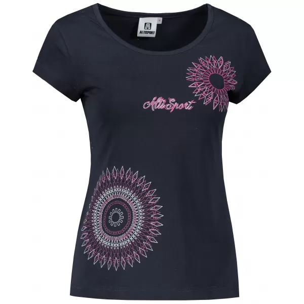  Damen-T-Shirt ALTISPORT ALW024122 BLAU ROSA 