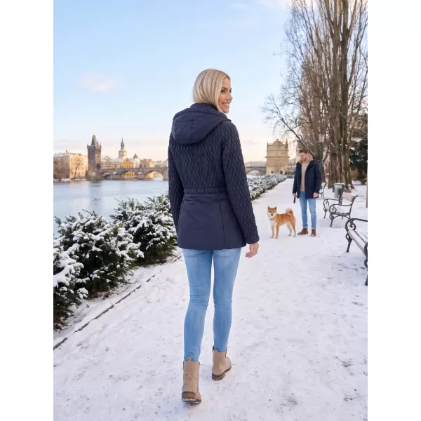  Winterjacke für Damen KIXMI KAITLYN DUNKELBLAU 