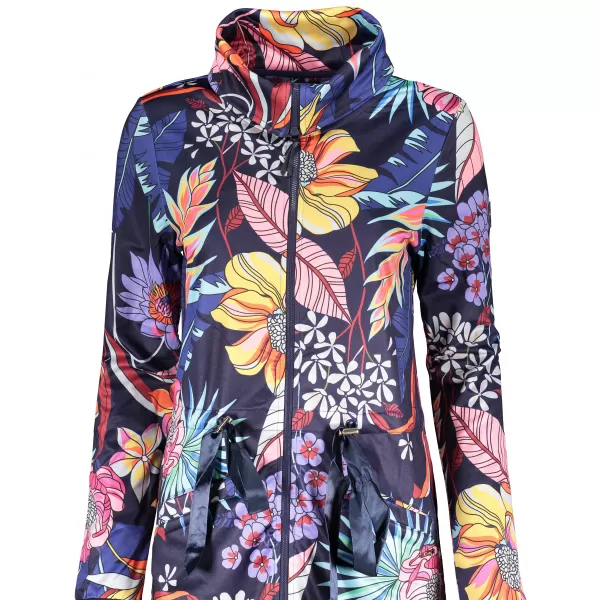  Erweitertes Damen-Sweatshirt KIXMI KORTNEY DUNKELBLAU 