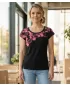 Damen-T-Shirt ALTISPORT GABU SCHWARZ