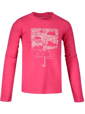 Langes Kinder -Shirt für Kinder ALPINE PRO KEJRO KTSS322 ROSA
