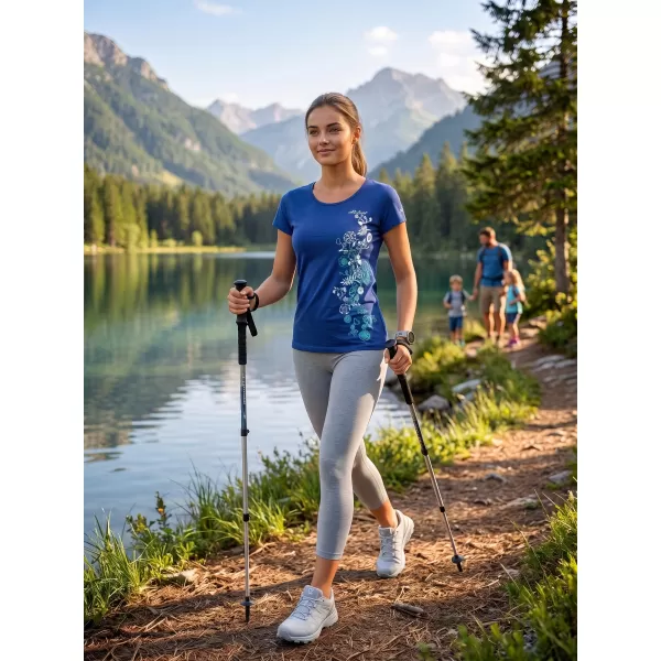  Dámské triko ALTISPORT CARRYOVER ALW029122 KRÁLOVSKÁ MODRÁ 