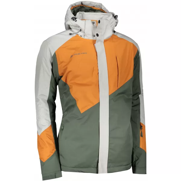  Herren -Skijacke ALPINE PRO SARDAR 4 MJCS450 ORANGE 