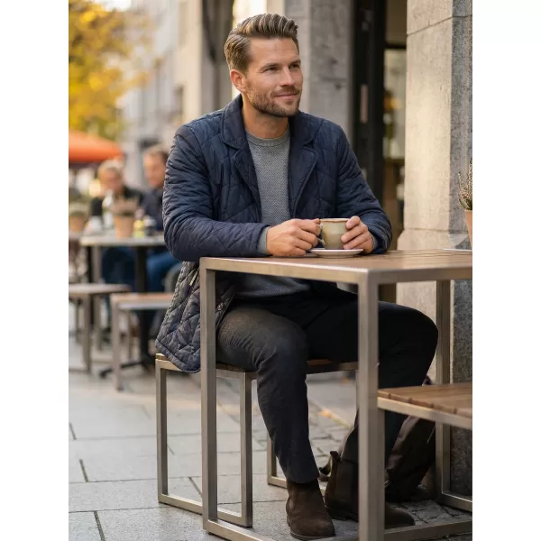  Herrenjacke KIXMI KRISPEN DUNKELBLAU 