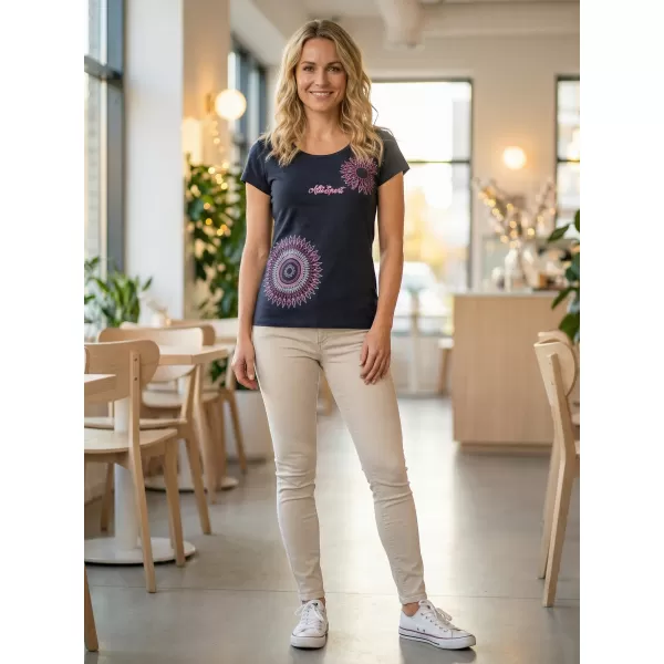  Damen-T-Shirt ALTISPORT ALW024122 BLAU ROSA 