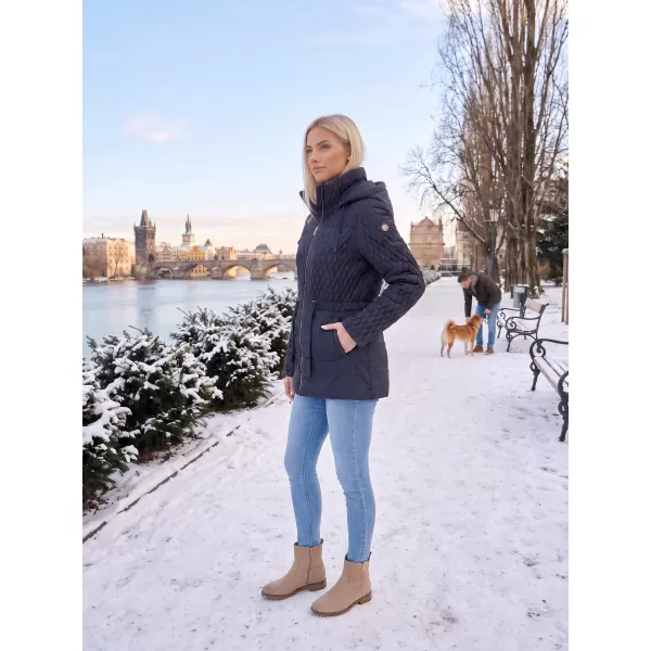  Winterjacke für Damen KIXMI KAITLYN DUNKELBLAU 