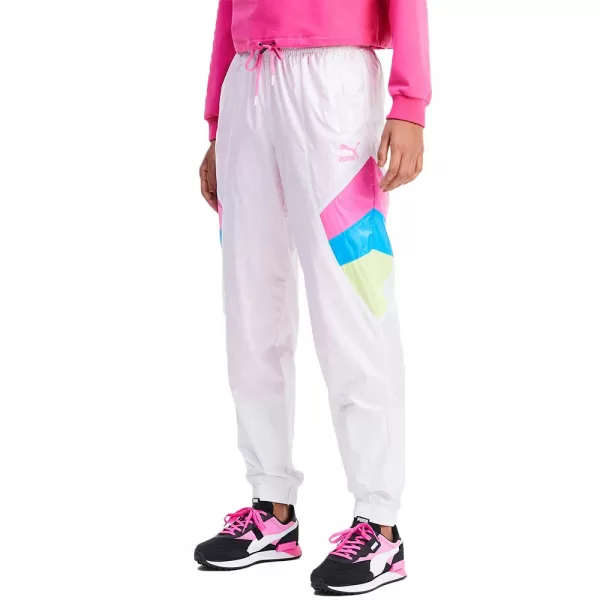  Damenhosen PUMA TFS TRACK PANT WOVEN WEIß 