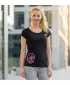 Damen-T-Shirt ALTISPORT MALANTA SCHWARZ