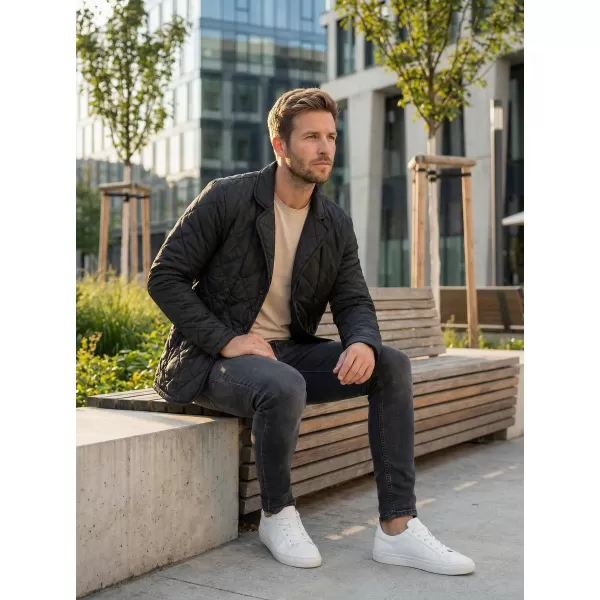 Herrenjacke KIXMI KRISPEN SCHWARZ 