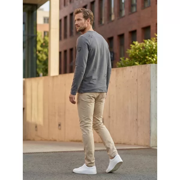  Herren-Sweatshirt KIXMI KARMELO DUNKELGRAU 