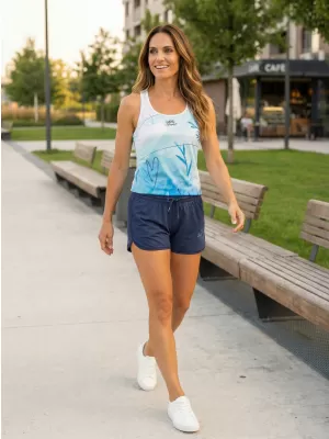 Damen-Shorts ALTISPORT BOFFA DUNKELBLAU