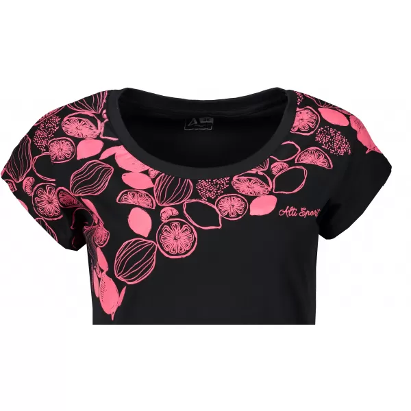  Damen-T-Shirt ALTISPORT GABU SCHWARZ 