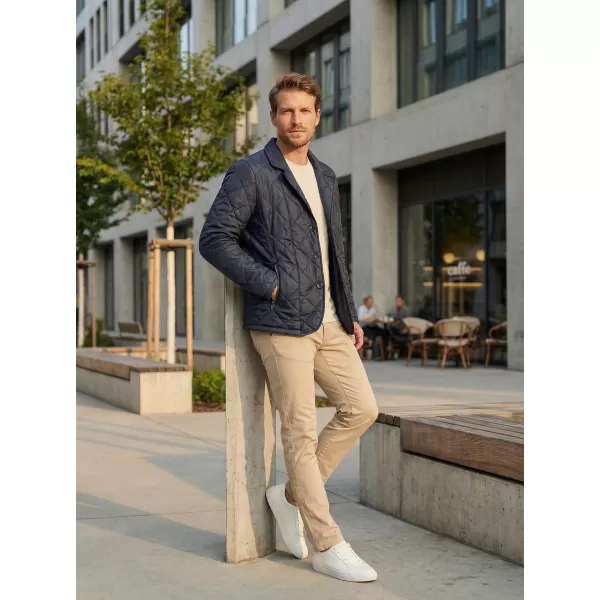  Herrenjacke KIXMI KRISPEN DUNKELBLAU 
