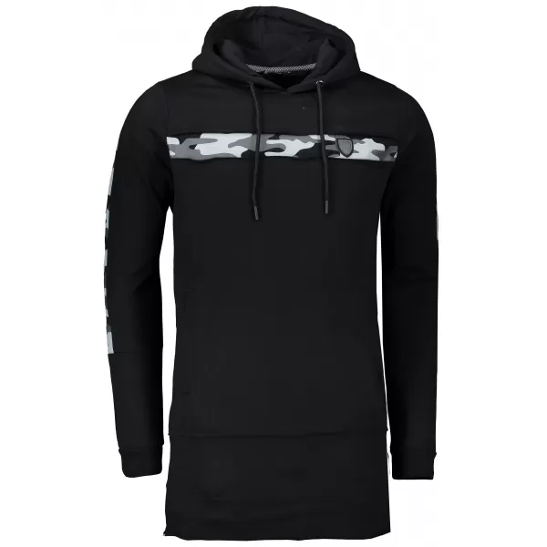  Erweitertes Herren-Sweatshirt KIXMI KENNY SCHWARZ 