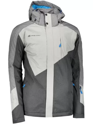 Herren -Skijacke ALPINE PRO SARDAR 4 MJCS450 GRAU