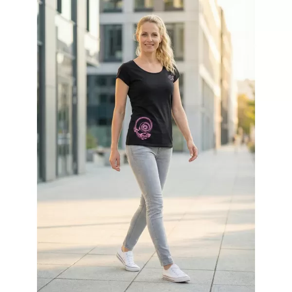  Damen-T-Shirt ALTISPORT MALANTA SCHWARZ 