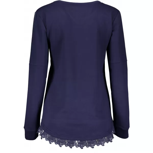  Damen-Sweatshirt KIXMI KAMEA DUNKELBLAU 