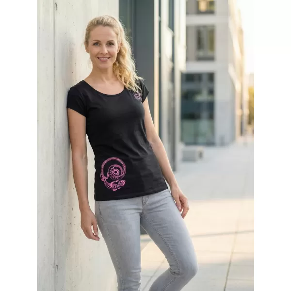 Damen-T-Shirt ALTISPORT MALANTA SCHWARZ 