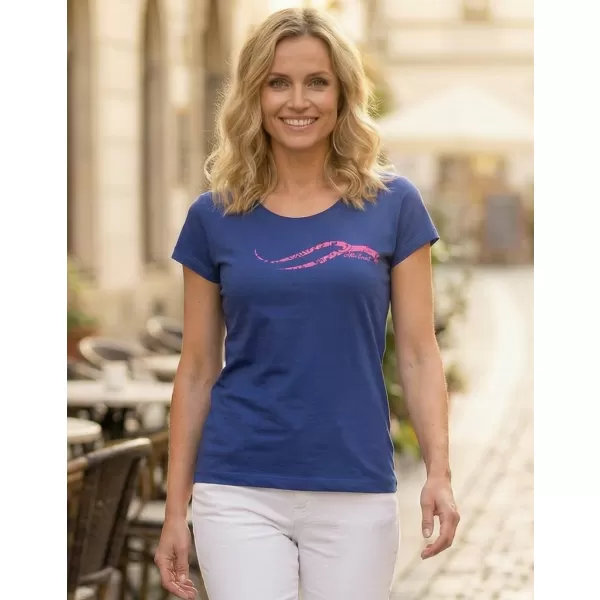  Dámské triko ALTISPORT CARRYOVER ALW001F61 MODRORŮŽOVÁ 
