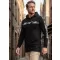Erweitertes Herren-Sweatshirt KIXMI KENNY SCHWARZ