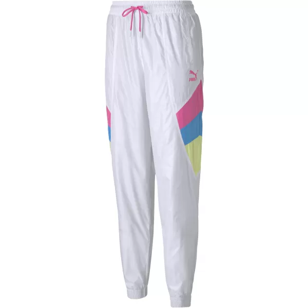 Damenhosen PUMA TFS TRACK PANT WOVEN WEIß 