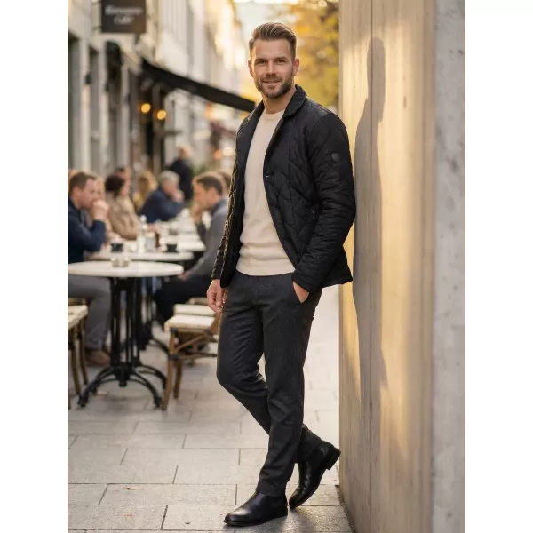  Herrenjacke KIXMI KRISPEN SCHWARZ 