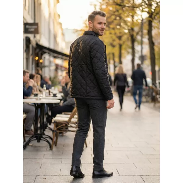  Herrenjacke KIXMI KRISPEN SCHWARZ 