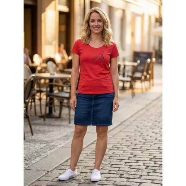  Damen-T-Shirt ALTISPORT ALW030F61 ROT 