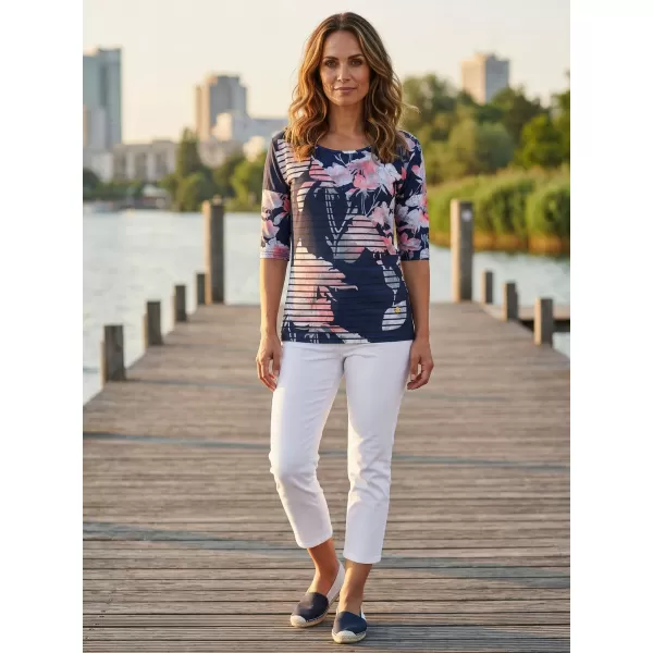  Damen-T-Shirt KIXMI KRISTIE DUNKELBLAU 