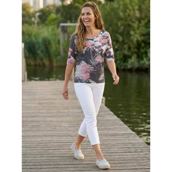  Damen-T-Shirt KIXMI KRISTIE DUNKELGRAU 
