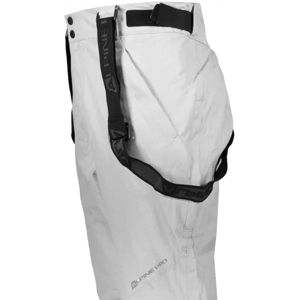  Herren -Skihosen ALPINE PRO SANGO 8 MPAS477 GRAU 