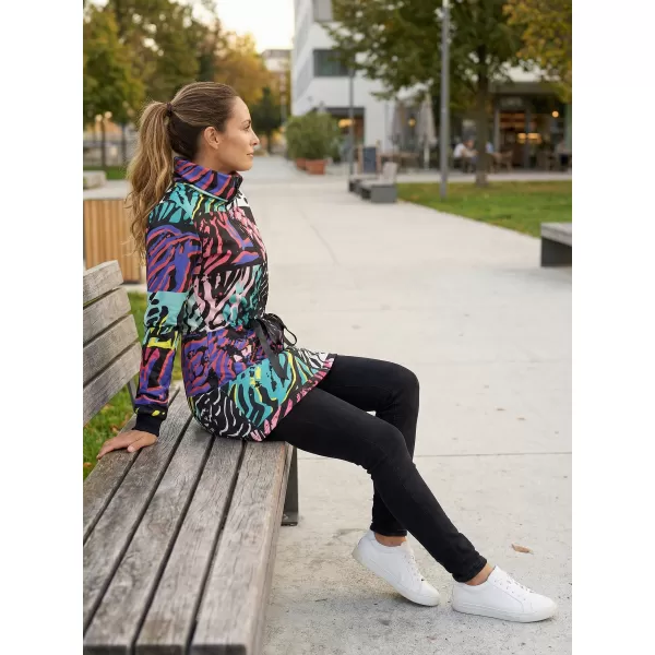  Erweitertes Damen-Sweatshirt KIXMI KORTNEY SCHWARZ 