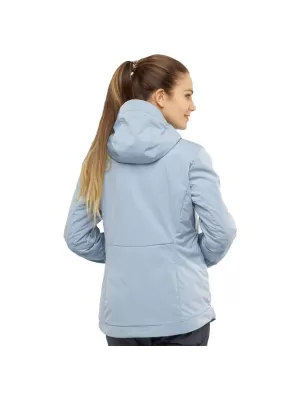 Winterjacke für Damen SALOMON SNOW REBEL JKT W LC1383200 KENTUCKYBLAU/HEIDEKRAUT