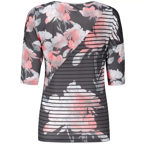  Damen-T-Shirt KIXMI KRISTIE DUNKELGRAU 