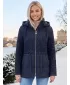 Winterjacke für Damen KIXMI KAITLYN DUNKELBLAU