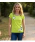 Dámské triko ALTISPORT CARRYOVER ALW016122 LIMETKOVÁ
