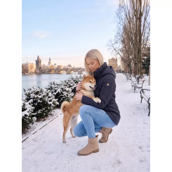  Winterjacke für Damen KIXMI KAITLYN DUNKELBLAU 
