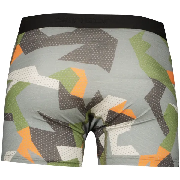  Herren-Thermoboxershorts SENSOR MERINO IMPRESS 19200023 SAFARI/CAMO 