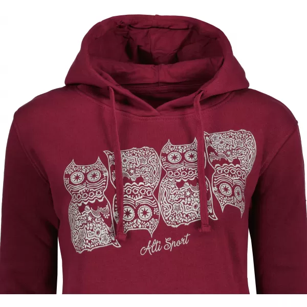  Damen-Sweatshirt ALTISPORT ALW005JN795 BURGUND 