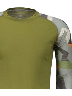 Thermoshirt für Herren SENSOR MERINO IMPRESS 19200021 SAFARI/CAMO