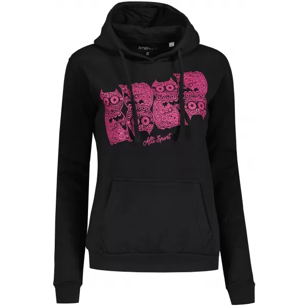  Damen-Sweatshirt ALTISPORT ALW005JN795 SCHWARZ ROSA 