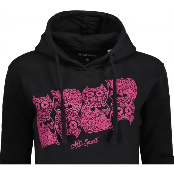  Damen-Sweatshirt ALTISPORT ALW005JN795 SCHWARZ ROSA 