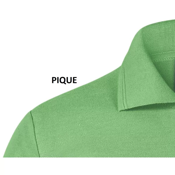  Kinder-T-Shirt mit Kragen MALFINI PIQUE POLO 222 GRASGRÜN 