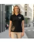 Damen-T-Shirt ALTISPORT ALW026210 SCHWARZ UND GOLD