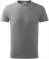 Kinder-T-Shirt MALFINI BASIC 138 DUNKELGRAUE HIGHLIGHTS
