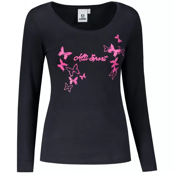  Damen-T-Shirt ALTISPORT ALW011169 MARINE/ROSA 