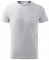 Kinder-T-Shirt MALFINI CLASSIC NEW 135 HELLGRAUE AKZENTE